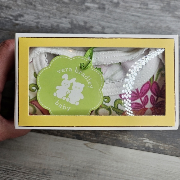 Vera Bradley Lilli Bell Ruffle Bodysuit 3-6 Months NEW In Box - Picture 6 of 7